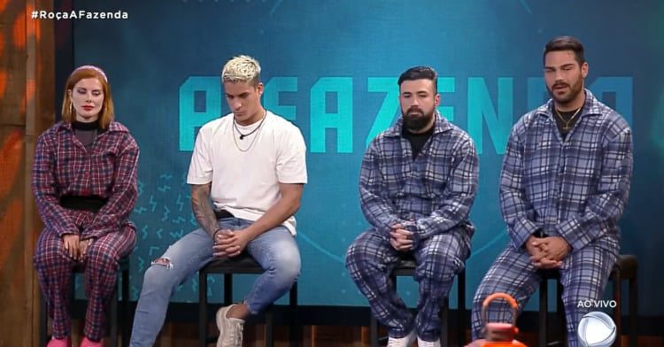 O modelo foi vetado por Shay da ‘Prova do Fazendeiro’ desta quarta-feira
