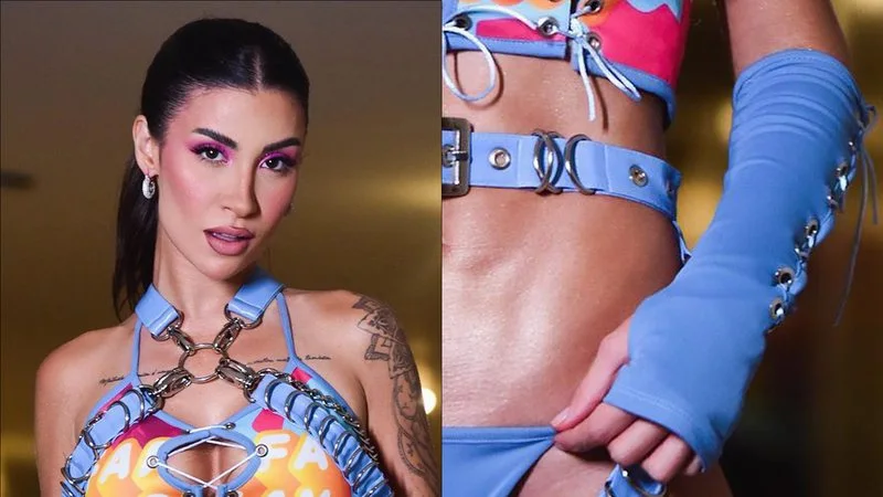 Bianca andrade surge só de calcinha na farofa e detalhe íntimo rouba cena: Bianca Andrade surge só de calcinha na Farofa e detalhe íntimo rouba cena: