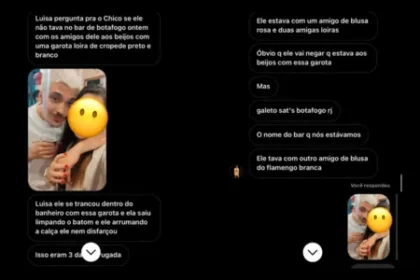 Luísa Sonza descobriu traição de Chico após relato de fã; veja os prints