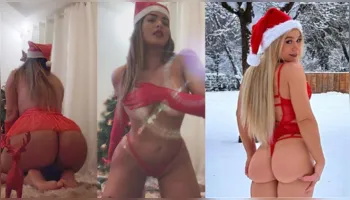 Musas do OnlyFans viram "Mamãe Noel" para celebrar o Natal