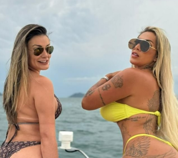Andressa Urach assume affair com influenciadora: "Estamos ficando só"