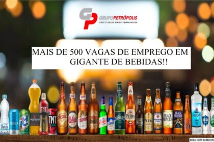 Uma das maiores cervejarias do Brasil oferece mais de 500 vagas de emprego em diversos estados do Brasil, inscreva-se já!