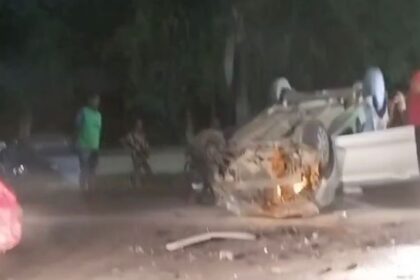 SAJ: Colisão entre carro de passeio e ambulância deixou feridos na BR-101