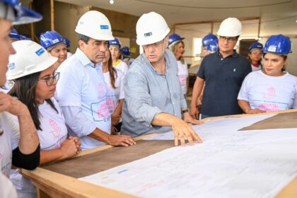 Bruno Reis vistoria obras do Hospital Maternidade e da Criança na Federação