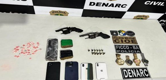 FICCO Bahia e SE encontram líder de facção que usava três residências para escapar das Forças de Segurança