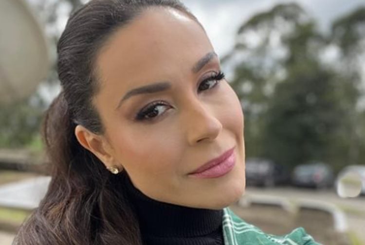 Nadja Haddad mostra crescimento da gravidez de gêmeos e compartilha desejo: "tento esconder"