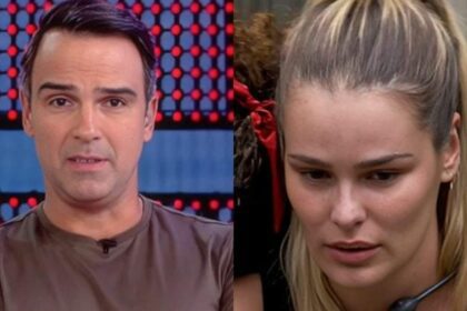 Tadeu Schmidt imita Yasmin Brunet no Instagram e ex-BBB choca internautas ao reagir - Metropolitana FM