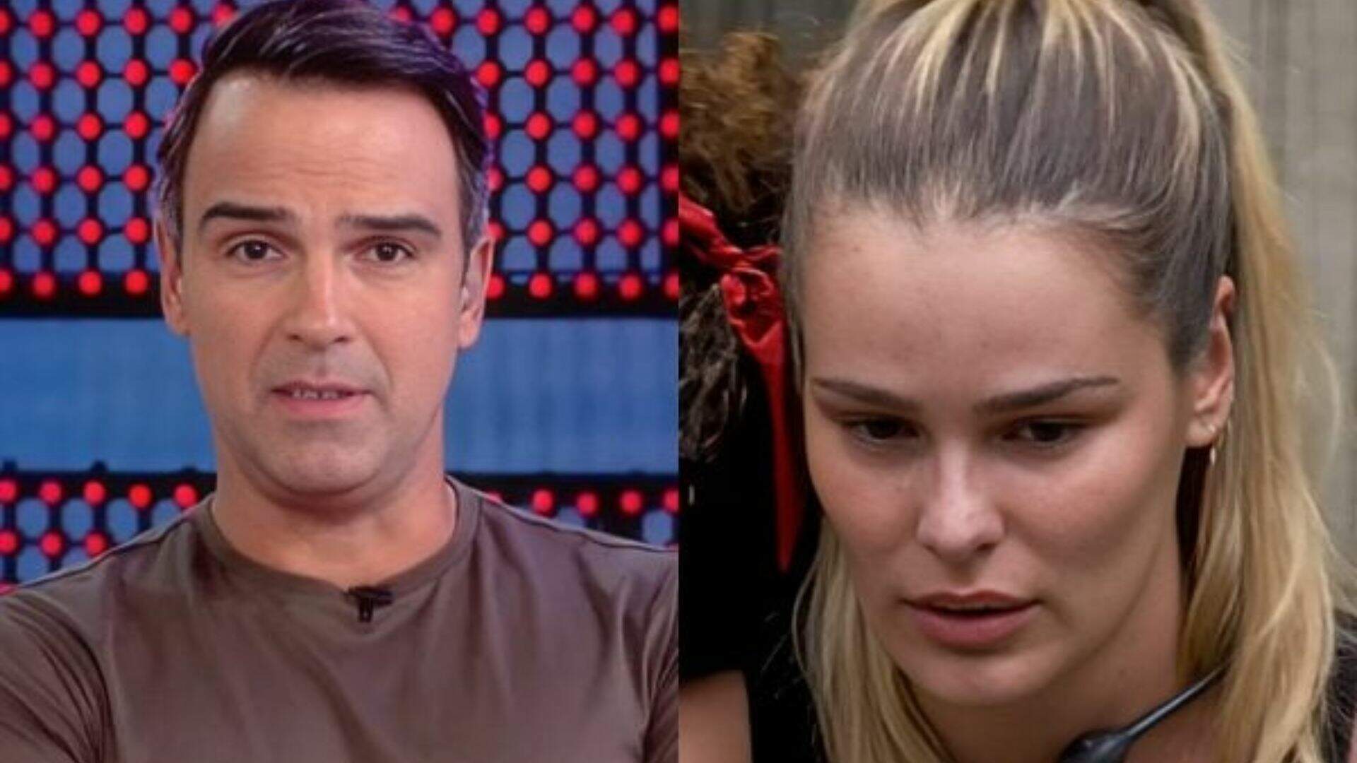Tadeu Schmidt imita Yasmin Brunet no Instagram e ex-BBB choca internautas ao reagir - Metropolitana FM