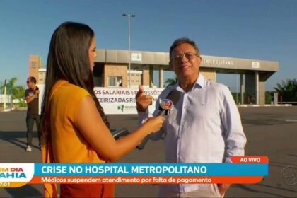 Paralisação no Hospital Metropolitano devido a atrasos no pagamento.