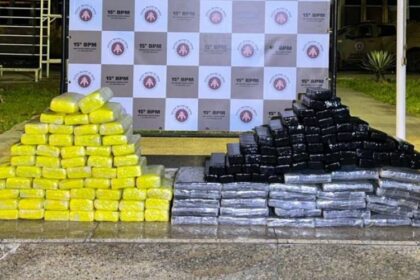 Prisão de dois traficantes e apreensão de 218 kg de drogas em Itabuna