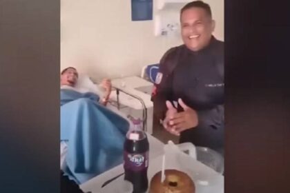 Polícia militar canta parabéns para miliciano preso em hospital no Rio: ‘Bate palma, Jean’