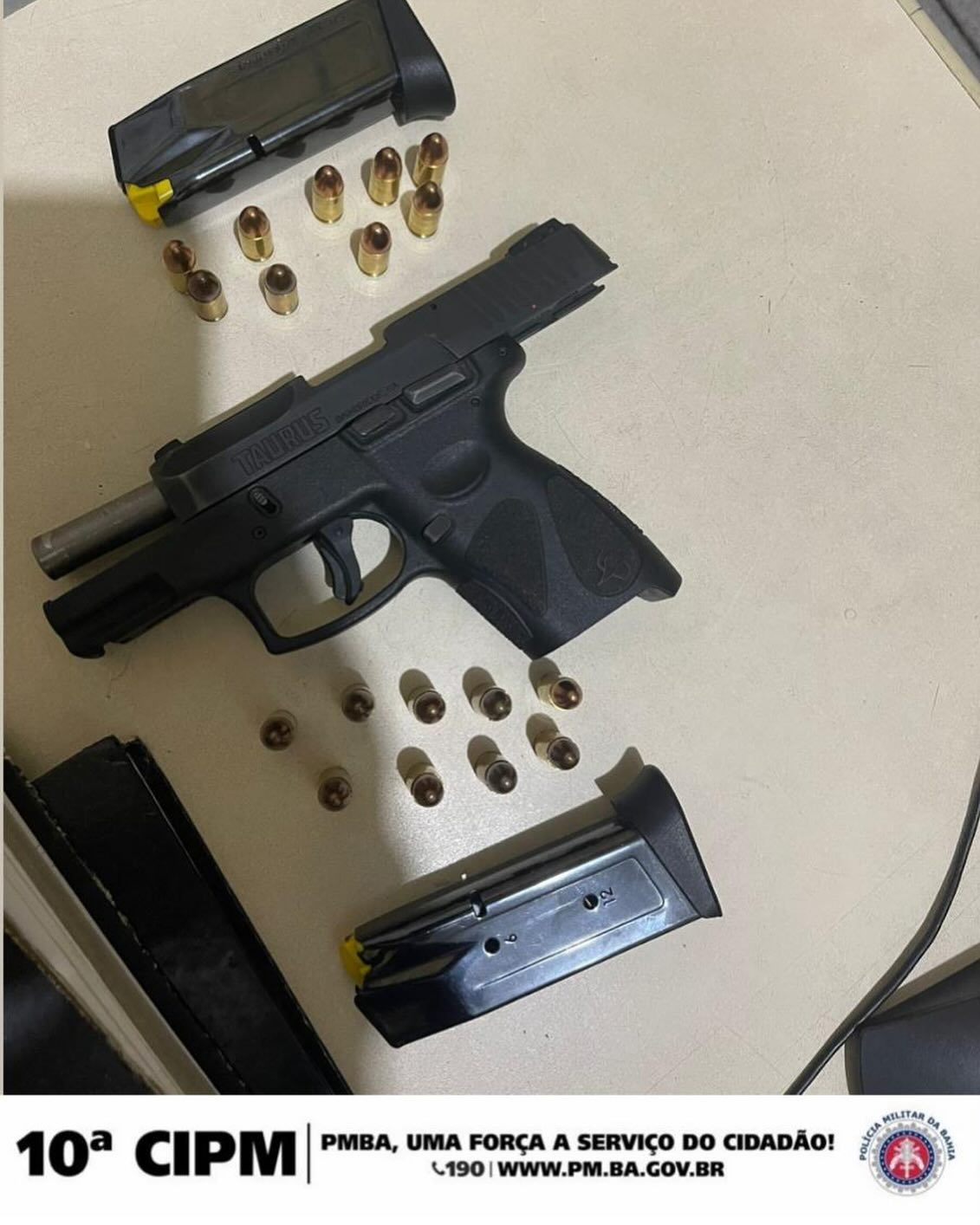 Invasão de Domicílio e Ameaça: Pistola Apreendida em São Francisco do Conde