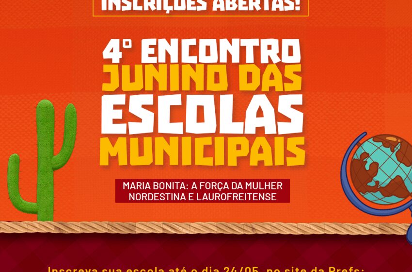 4° Encontro Junino das escolas municipais de Lauro de Freitas celebrará a força da mulher nordestina; saiba como se inscrever