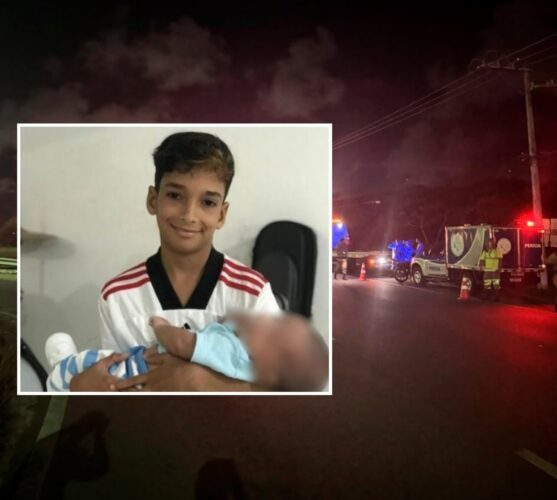 Adolescente de 14 anos morre atropelado ao passear em Camaçari