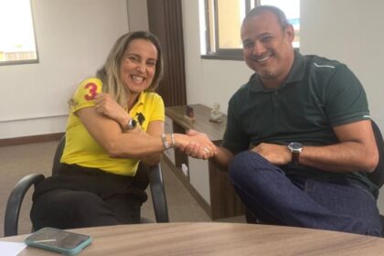 Alana Freire apoia pré-candidatura de Adriano Almeida em Lauro de Freitas