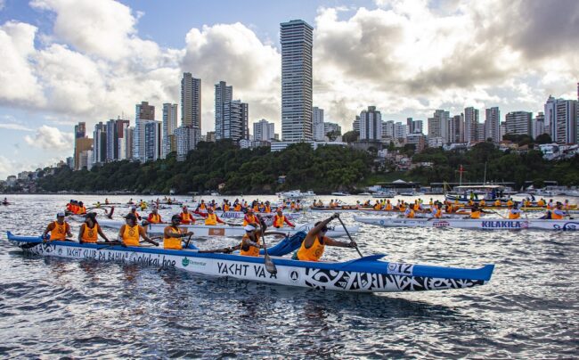 Baía de Todos-os-Santos terá Copa de Canoa Havaiana no dia 20