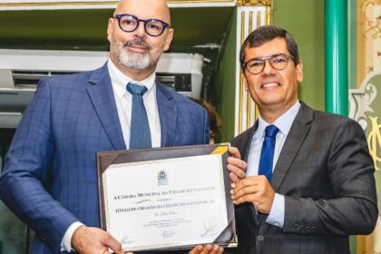 CEO do Aeroporto de Salvador recebe Título de Cidadão Soteropolitano