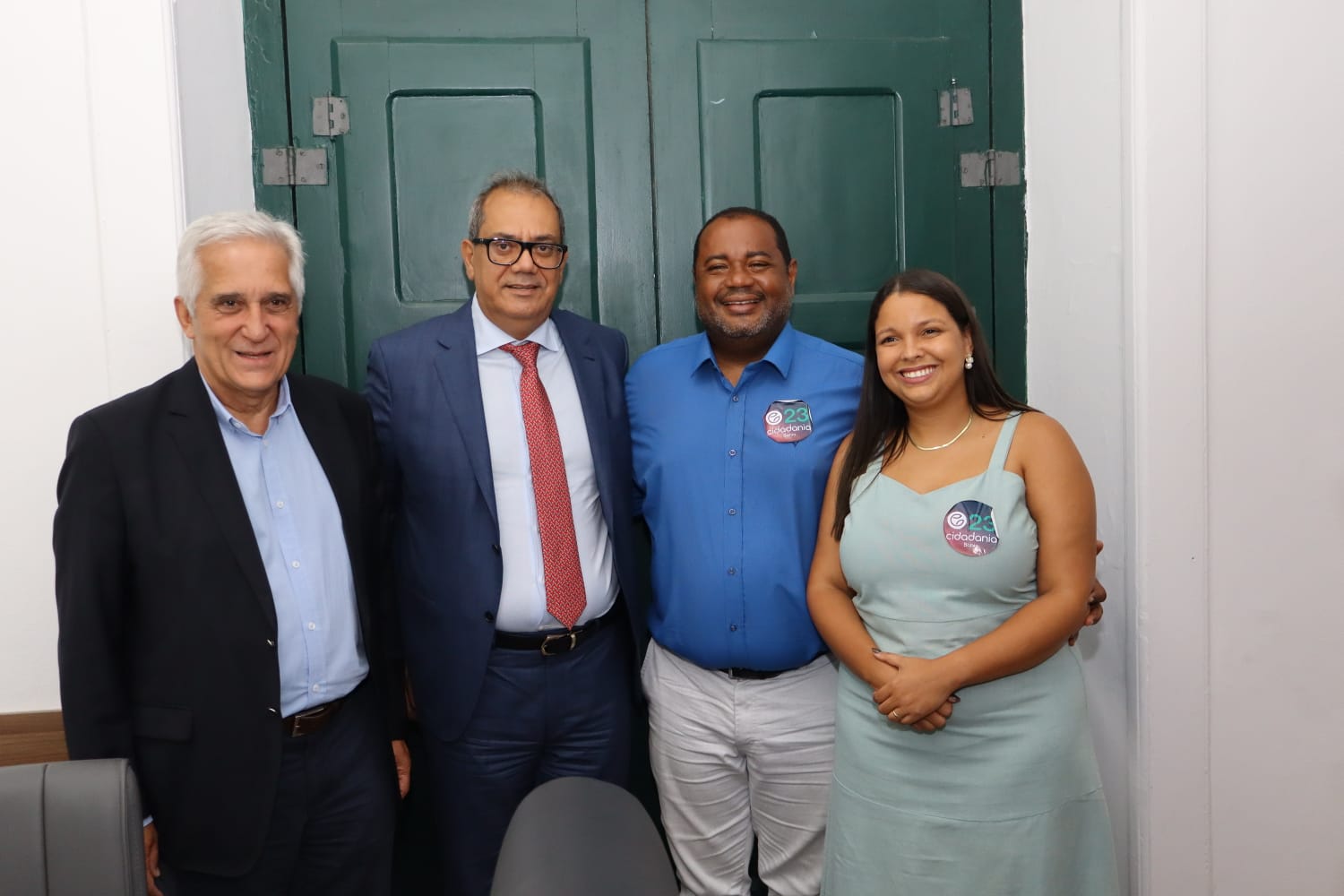 Carlos Muniz tem encontro com Comte Bittencourt, presidente nacional do Cidadania