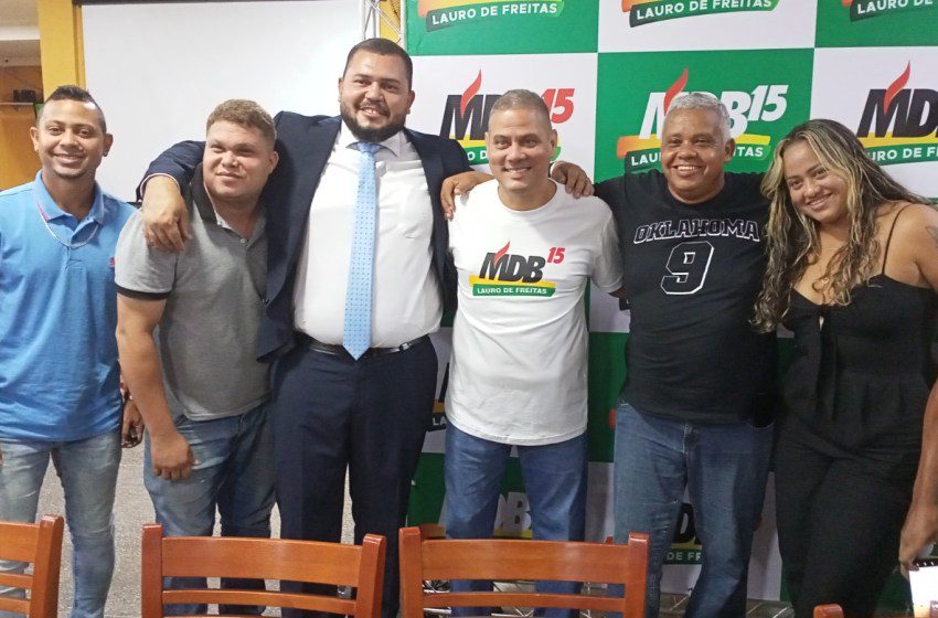 Lito do Transporte (MDB) oficializa sua pré-candidatura à vereador de Lauro de Freitas