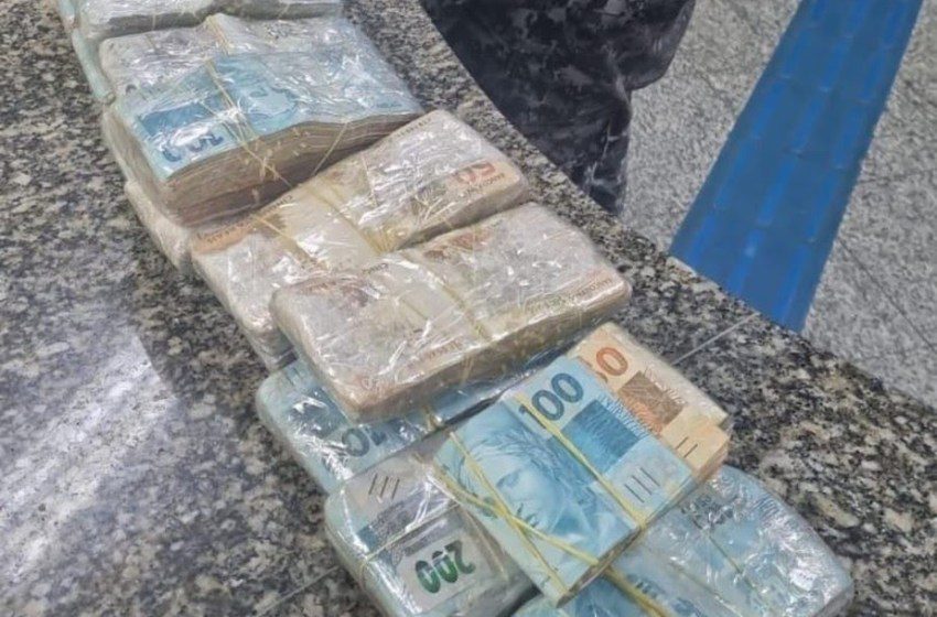 Motorista é encontrado com R$ 175 mil em espécie na Av. Brasil e diz que dinheiro pertence a deputado federal