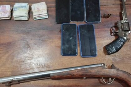 PM prende suspeito de roubo em posto de combustível na Bahia.