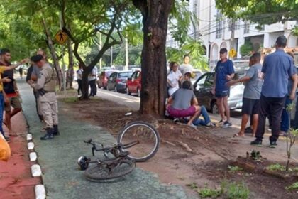 Ciclista esfaqueado em tentativa de assalto na Pituba