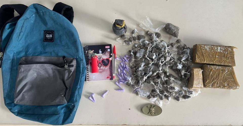 Preso traficante de Itinga com drogas e granada