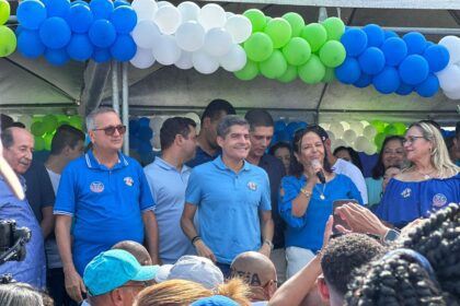 Isleide é lançada pré-candidata a prefeita de Nazaré com a presença de ACM Neto