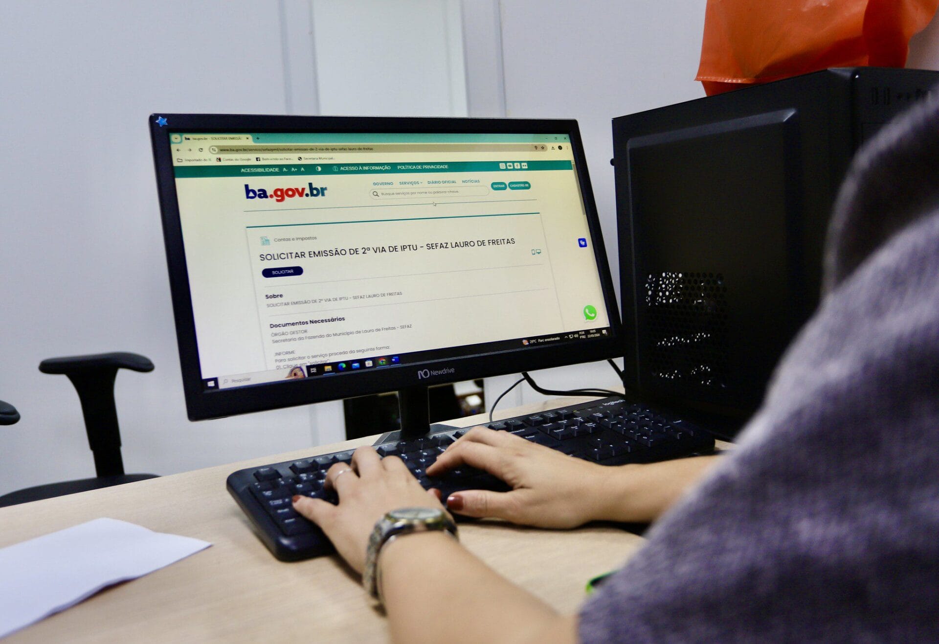 Plataforma ba.gov.br passa a disponibilizar carnê do IPTU de Lauro de Freitas