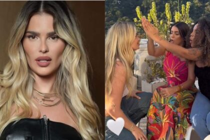 Yasmin Brunet recebe título oficial do grupo Gnomo no BBB 24