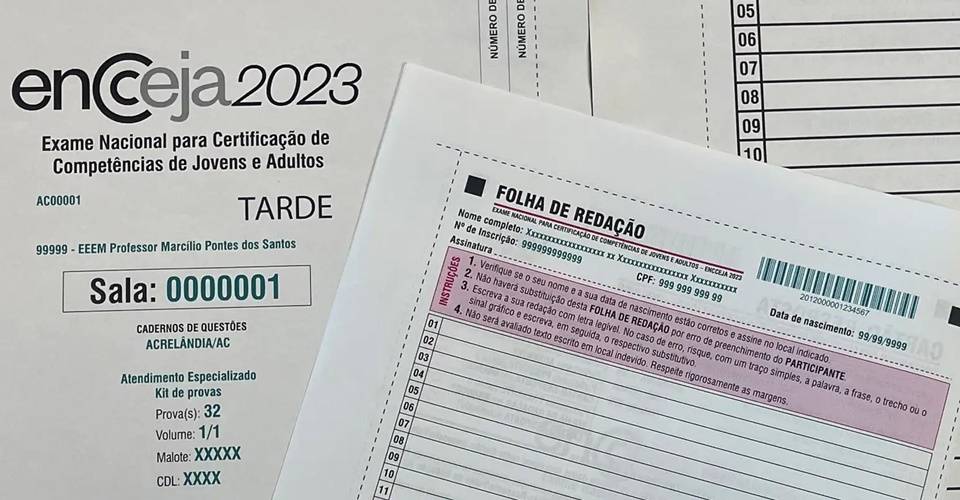 Encceja: prazo de inscrição termina sexta-feira, dia 10