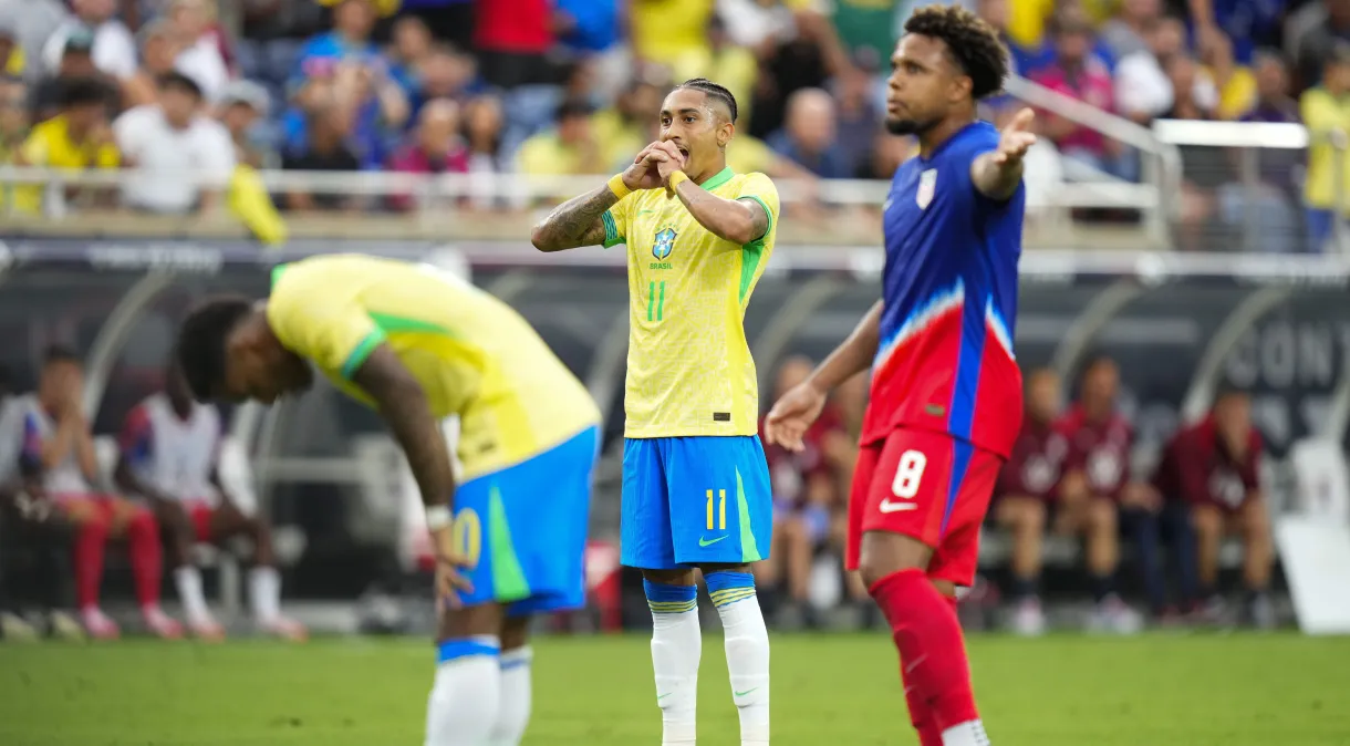 Amistoso entre Brasil e Estados Unidos termina empatado em 1 a 1
