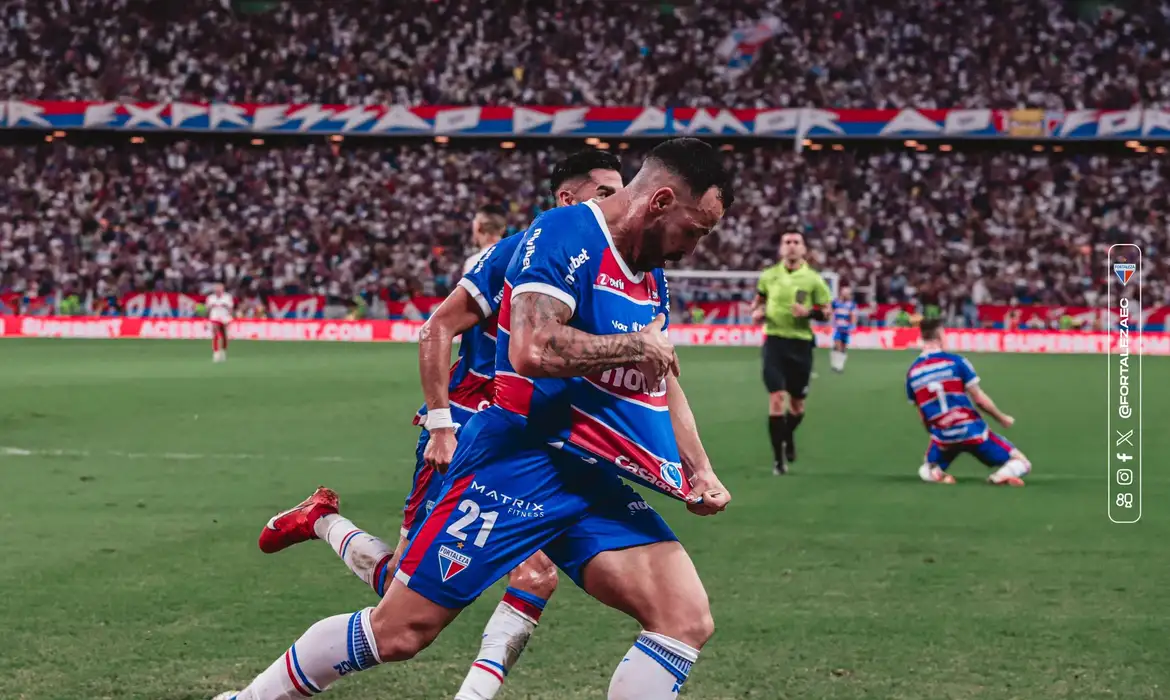 Fortaleza vence o CRB-AL por 2 a 0 e fica perto do título da Copa do Nordeste