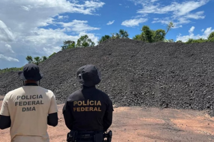 Operação conjunta resulta na apreensão de 30 mil toneladas de manganês no Pará.