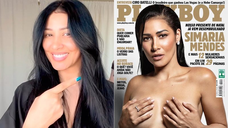 Simaria da dupla Simone e Simaria estampa capa da Playboy e fãs reagem: 'Seria um sonho?'