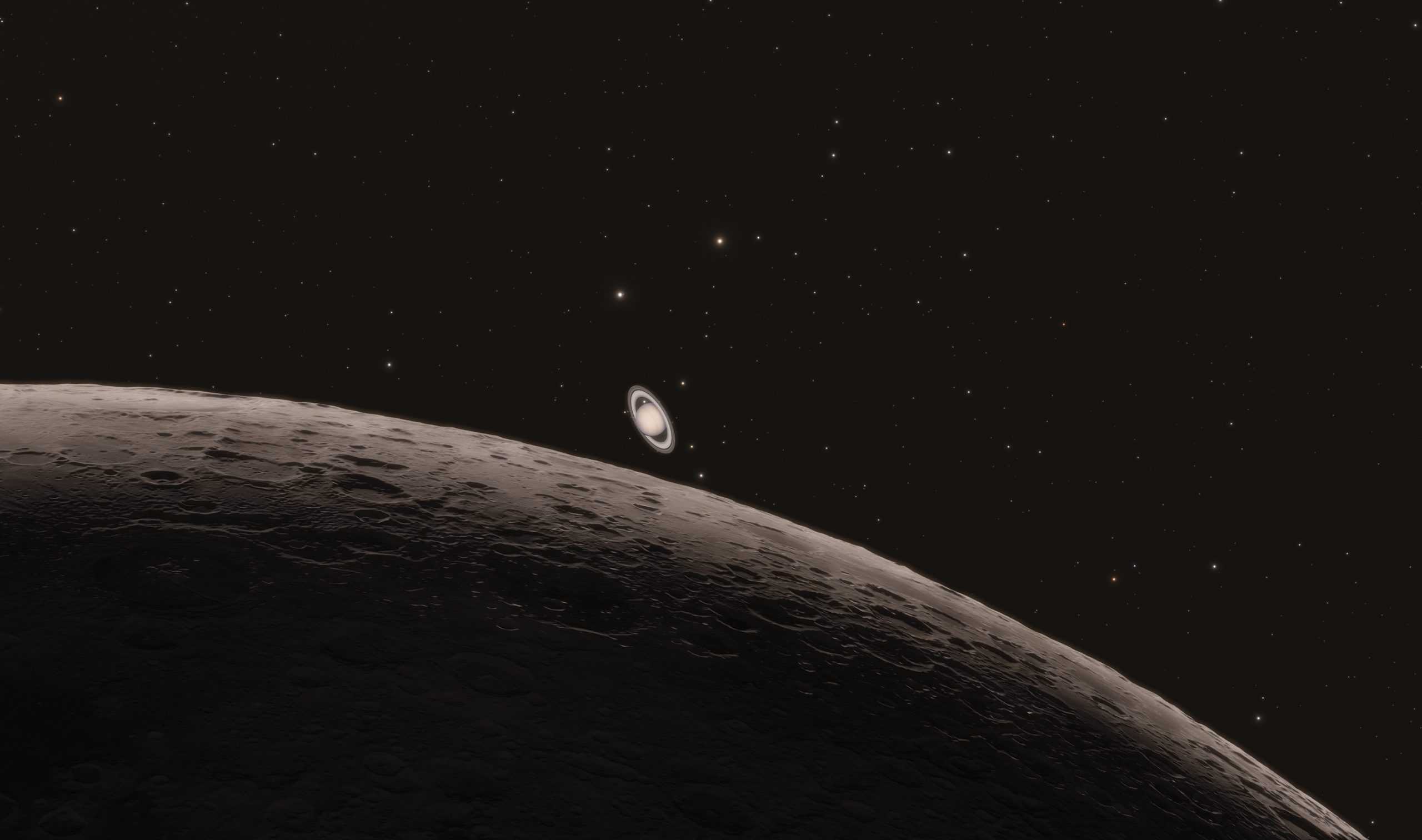 Conjunção da Lua com Saturno dá direito a “eclipse”