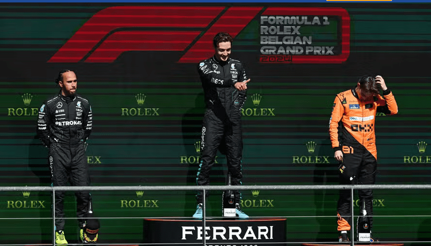 F1: Russell é desclassificado e Lewis Hamilton vence o GP da Bélgica