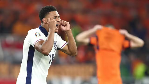 Inglaterra bate a Holanda por 2 a 1 e está na final da Eurocopa