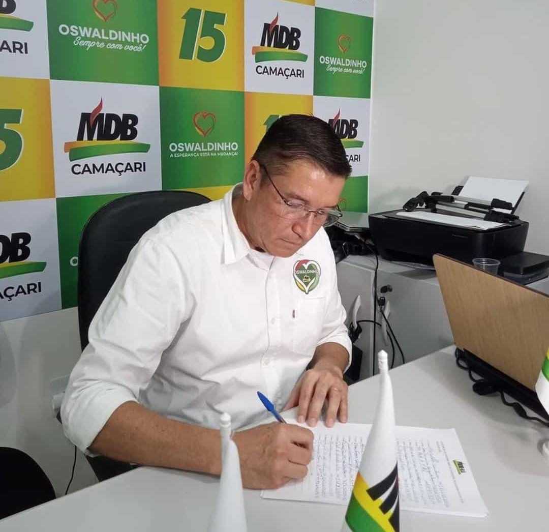 Oswaldinho confirmado como candidato a prefeito de Camaçari
