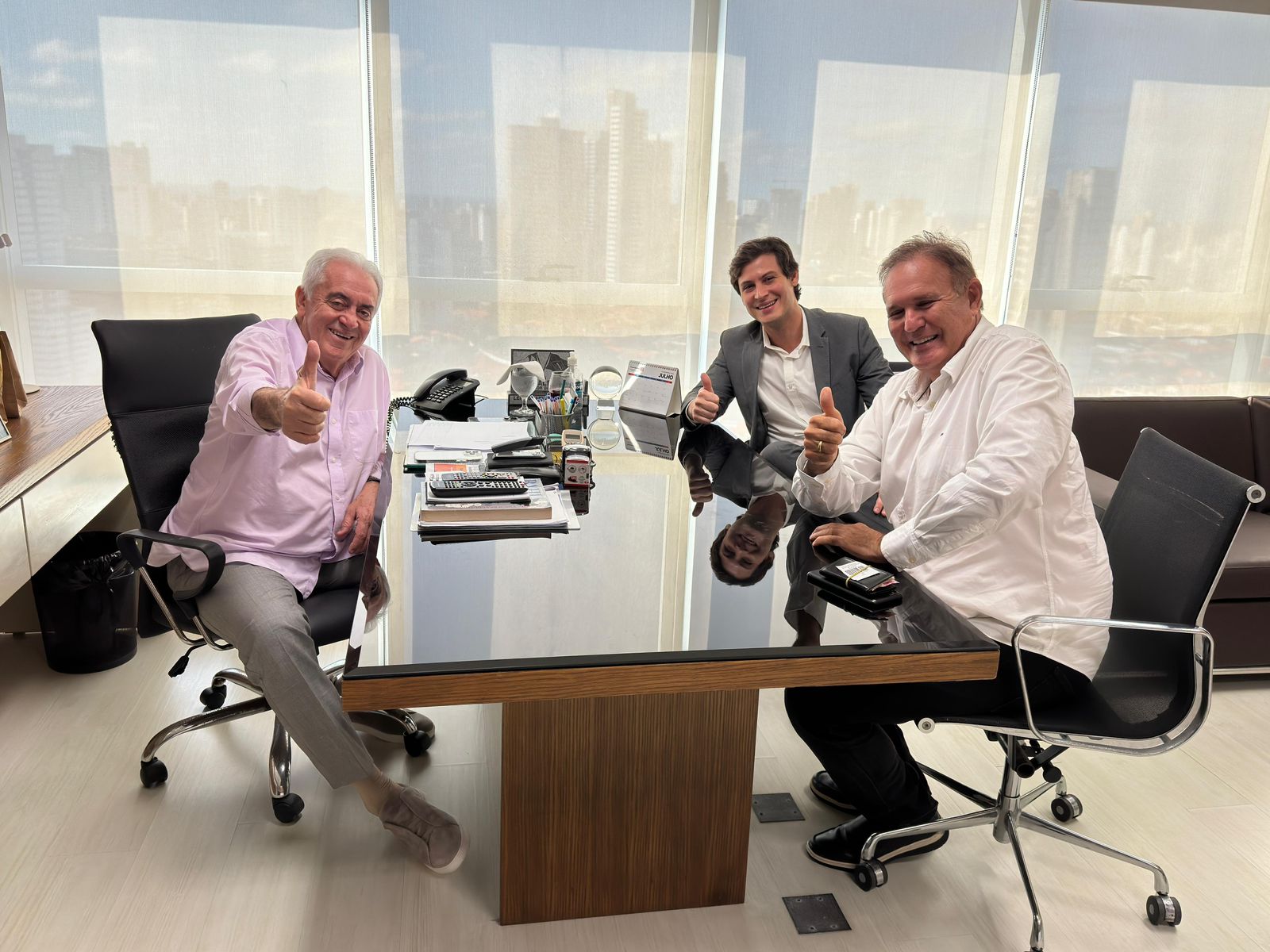 Otto Alencar tem reunião com prefeito de Iaçu e declara apoio a sua reeleição