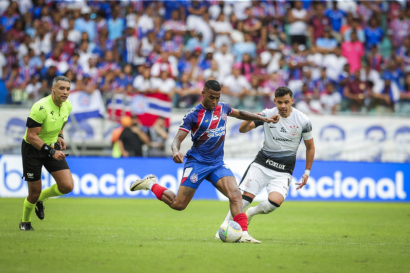 Série A: Bahia perde para o Corinthians por 1 a 0 em plena Fonte Nova