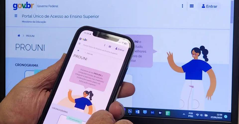 Começam inscrições do Prouni 2024.2 terça-feira (23)