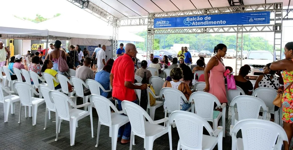 Ação gratuita do Programa Saúde nos Bairros em Valéria