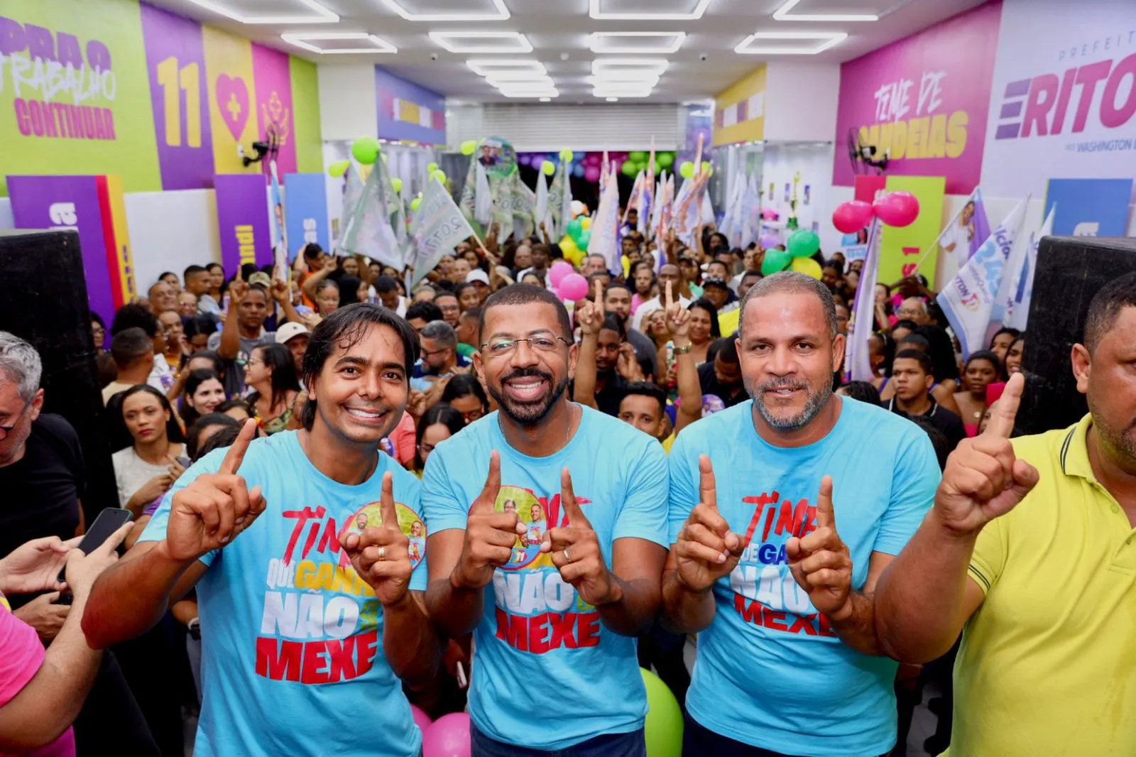 Eriton Ramos e Dr. Pitágoras inauguram comitê de campanha em Candeias