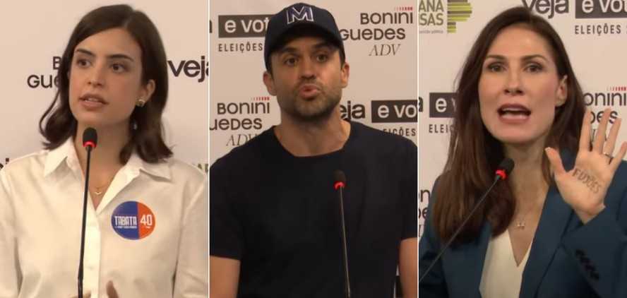 Nunes, Boulos e Datena faltam a debate entre candidatos para prefeitura de São Paulo