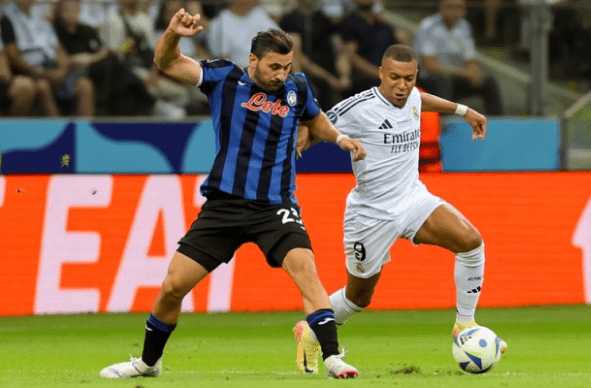 Real vence o Atalanta e conquista a Supercopa da Europa na estreia de Mbappé