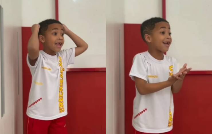 Menino de 7 anos salva bebê engasgado com técnica de primeiros socorros da escola