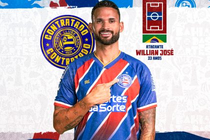 Bahia anuncia contratação de Willian José até 2026