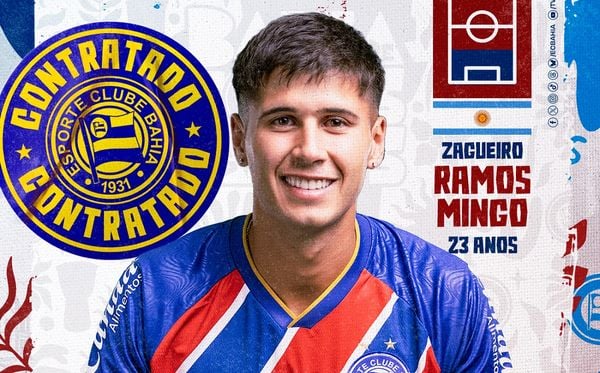 Bahia oficializa contratação do zagueiro argentino Santiago Mingo