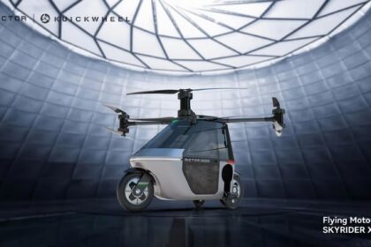 O futuro chegou! Empresa chinesa anuncia moto voadora